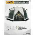 Шатер тент туристический Talberg SCREEN HOUSE LUX SAHARA, цвет: серый, усиленный каркас, со шторками