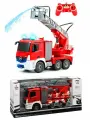 Радиоуправляемая пожарная машина Double Eagle Mercedes-Benz Actros, брызгает водой 1:20 - E527-003