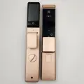 Электронный замок ALFA LOCK T5, золотистый, Smart Life (Tuya), 252