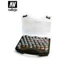 Набор красок Vallejo WIZKIDS BASIC STARTER CASE в пластиковом кейсе