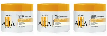 Маска-Восстановление для волос витэкс, Hair AHA Clinic, 300 мл, 3 шт