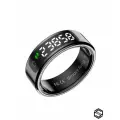 Умное кольцо HerzRing Vision RQ с экраном и жестами, размер 18.3 - обсидиан черный