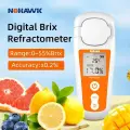 NOHAWK BM07, Цифровой сахарный рефрактометр, автоматическая компенсация температуры, диапазон 0-55%, точность 0.2% Подходит для фруктовых соковкофе