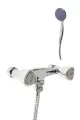 Смеситель для душа ZEIN Z4196, однорычажный, шланг 150 см, лейка 5 режимов, хром