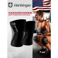 Наколенники для тяжёлой атлетики Harbinger PRO KNEE SLEEVE, размер M, толщина 7 мм, черный