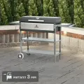 Мангал Gratar Professional P 3001, передвижной, сталь, разборный, 153 x 90 x 52 см