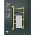 Полотенцесушитель Водяной Onix, модель Classic Gold 400x800 Лесенка с нижним подключением, Матовое золото, полный комплект