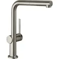 Смеситель для кухонной мойки hansgrohe Talis M54 270, с вытяжным изливом 1jet 72808800, под сталь