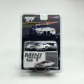 Машинка TSM Mini GT 1/64 #691 BMW M4 GT3 #7 2023 SUPER GT SERIES Die-cast Alloy Car Model Collection Gift