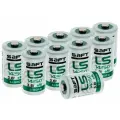 LS 14250 (1/2AA) Saft 10 шт литий-тионилхлоридная батарейка 3,6 V для датчиков дыма, утечки газа, дальномеров, сигнализаций, счётчиков
