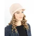 Бейсболка Меховой век для женщин, размер 55-59, капучино