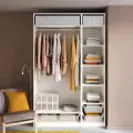 Гардеробная система без дверей пакс (PAX IKEA) 150х58х236 см, комбинация 19