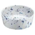 Миска для собак TARHONG Terrazzo, бело-синий мрамор, 15х15х5.6см (700мл)