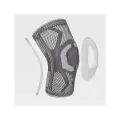 Бандаж на коленный сустав эластичный с силиконовым кольцом Ttoman KS-E03