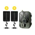 Набор: 3G/4G 4К фотоловушка для дачи с 2-мя аккумуляторными солнечными батарями Filin Мод: LTE-Pro-Li-4K HC-940 и «SP-06»