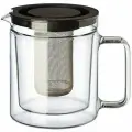 Чайник стеклянный заварочный с металлическим фильтром 1,1 л. / 1 шт. двойное стекло Simax