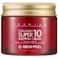 MEDI-PEEL Collagen Super10 Sleeping Cream ночной крем для лица с коллагеном 70 мл 150 г 1 шт. 1 шт. стеклянная банка