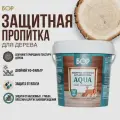 Бор Защитная пропитка для дерева Aqua для наружных работ, Дуб 9 кг