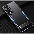 Чехол MyPads Металлическая задняя чехол панель-крышка-накладка MyPads «Metallo di Lusso» из тончайшего облегченного авиационного алюминия для Honor 90 черная с ., синий