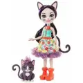 Кукла Enchantimals Сиеста Кэт с котенком Siesta Cat & Climber,15 см