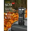 Sofirn SC13 Мини 1300лм Тактический фонарик 6000K SST40 LED 18350 Аккумуляторный фонарь для ключей