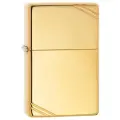 Зажигалка ZIPPO Vintage™ с покрытием High Polish Brass, латунь/сталь, золотистая, 38x13x57 мм