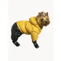 Зимний комбинезон для собак всех пород / Непромокаемый / Плотный синтепон / Размер 14 / Жёлтый