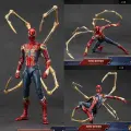 Марвел/железный человек паук Фигурка,' Iron spider ' , подвижные фигурки,18 см, ZD TOYS