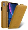 Кожаный чехол Melkco для Apple iPhone XR - Jacka Type - желтый