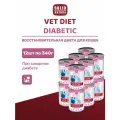 Влажный корм для кошек Solid Natura VET Diabetic при сахарном диабете упаковка 12 шт х 340 г