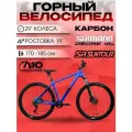 Велосипед карбоновый LORAK Carbon 29 300 Матовый Синий/Чёрный под рост 170-185 см