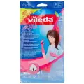 Перчатки Vileda с хлопком Universal, 1 пара, размер S, цвет розовый