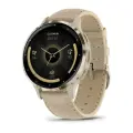 Умные часы Garmin Venu 3s Soft Gold French Gray Includes Leather