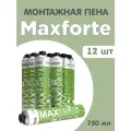 Звукоизолирующая монтажная пена МаксФорте MaxForte SoundFlex, профессиональная, универсальная, 12 шт