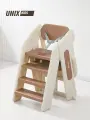 Стульчик для кормления UNIX Kids Cocoa растущий до 50 кг, пластиковый стульчик 3 в 1 для детей, башня помощник
