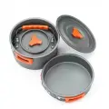 Набор походной посуды для туризма, походов и путешествий, кемпинга, рыбалки, охоты