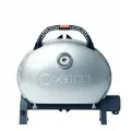 Мобильный газовый гриль O-GRILL 900MT серебристый с адаптером и щеткой