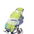 Коляска комбинированная Ника Детям 7-6 с механизмом качания, лимонный жираф