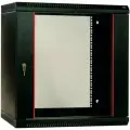 Шкаф коммутационный ЦМО ШРН-Эконом ШРН-Э-18.650-9005 настенный, стеклянная передняя дверь, 18U, 600x930x650 мм