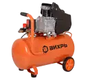 Компрессор Вихрь КМП-1600/50МП, 2500 Вт, поршневой, прямая передача