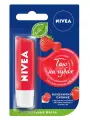 Nivea Бальзам для губ Клубничное Сияние, 4,8 г, 6 шт