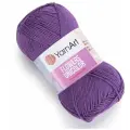 Пряжа Yarnart Flowers Unicolor - 5 шт, 748 пыльно-сиреневый, 200м/50г, 55% хлопок, 45% полиакрил /ярнарт фловерс юниколор/