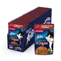 Корм влажный Felix Sensations с говядиной и томатами в соусе для взрослых кошек 75 г x 26 шт