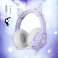 K9 pur cat. Проводные игровые наушники cat ear с ушками кошки и подсветкой