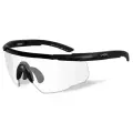 Очки стрелковые Wiley X Saber ADV / Прозрачная линза / Черная матовая