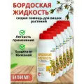 Бордоская жидкость для обработки плодовых и ягодных культур от болезней, 6 шт по 500 мл