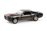 Модель коллекционная Ford mustang eleanor scottsdale 2023 1967, raven black with red stripes (длина модели 6-10 см)