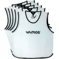 Манишка футбольная VAMOS, взрослая, полиэстер, белая, 5 шт
