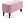 Банкетка пуф MONOFIX БУНО в прихожую, спальню, экокожа розовый пудра