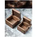 Набор коробочек для хранения Кубик из темного дуба, 2 предмета